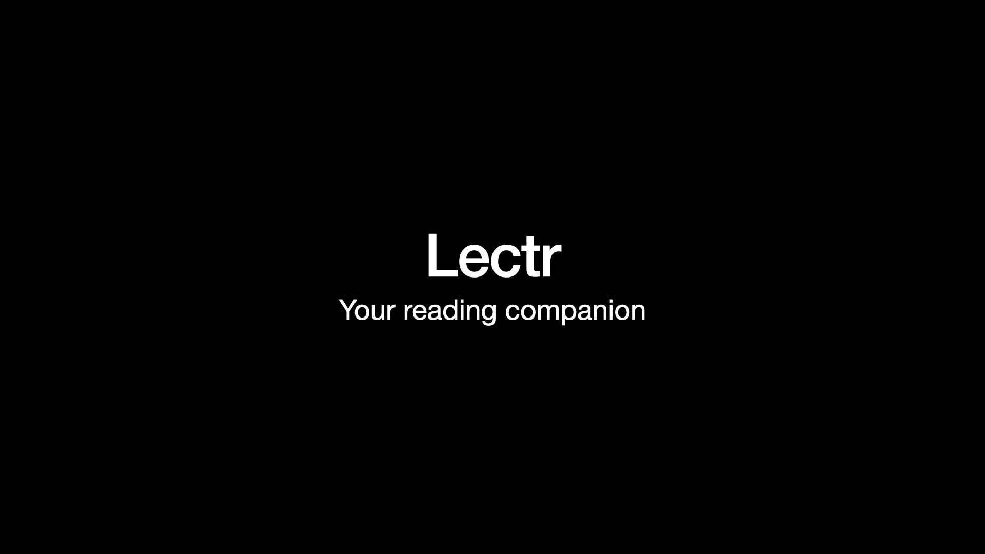 Lectr — App Demo
